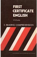 Papel FIRST CERTIFICATE ENGLISH 2: READING COMPREHENSION