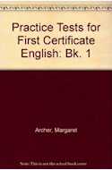 Papel PRACTICE TEST FOR FIRST CERTIFICATE ENGLISH 1