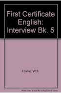 Papel FIRST CERTIFICATE ENGLISH 5: INTERVIEW