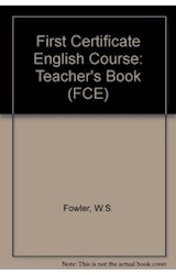 Papel FOWLER FIRST CERTIFICATE TEACHER'S BOOK