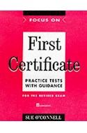 Papel FOCUS ON FIRST CERTIFICATE. PRACTICE TESTS WITH GUIDANCE (WITHOUT KEY)