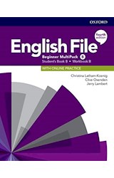 Papel ENGLISH FILE BEGINNER MULTIPACK B STUDENT'S BOOK B WORKBOOK B OXFORD (WITH ONLINE PRACTICE)