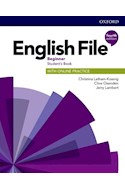 Papel ENGLISH FILE BEGINNER STUDENT'S BOOK OXFORD (4 EDITION) (WITH ONLINE PRACTICE)