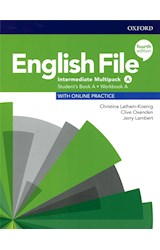 Papel ENGLISH FILE INTERMEDIATE MULTIPACK A STUDENT'S BOOK A WORKBOOK A OXFORD (WITH ONLINE PRACTICE)