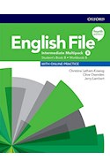 Papel ENGLISH FILE INTERMEDIATE MULTIPACK B STUDENT'S BOOK B WORKBOOK B OXFORD (4 ED) (ONLINE PRACTICE)
