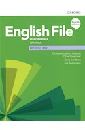 Papel ENGLISH FILE INTERMEDIATE WORKBOOK (4 EDITION) (WITHOUT KEY)