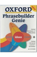 Papel OXFORD PHRASEBUILDER GENIE [COLLOCATIONS + ADVANCED LEARNERS DICTIONARY] [C/ CD ROM]