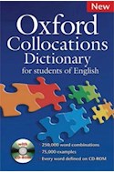 Papel OXFORD COLLOCATIONS DICTIONARY FOR STUDENTS OF ENGLISH (CON CD) (RUSTICA)