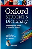 Papel OXFORD STUDENT'S DICTIONARY FOR LEARNERS USING ENGLISH TO STUDY OTHER SUBJECTS (3 ED) (CON CD)