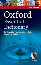 Papel OXFORD ESSENTIAL DICTIONARY FOR ELEMENTARY AND PRE-INTERMEDIATE LEARNERS OF ENGLISH [C/ CD]