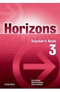 Papel HORIZONS 3 TEACHER'S BOOK