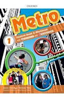Papel METRO 1 STUDENT BOOK & WORKBOOK (WITH ONLINE HOMEWORK AND SMARTPHONE ACTIVITIES)