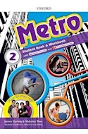 Papel METRO 2 STUDENT BOOK & WORKBOOK (WITH ONLINE HOMEWORK AND SMARTPHONE ACTIVITIES)