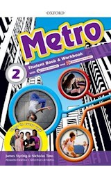 Papel METRO 2 STUDENT BOOK & WORKBOOK (WITH ONLINE HOMEWORK AND SMARTPHONE ACTIVITIES)