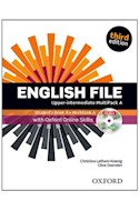 Papel ENGLISH FILE UPPER INTERMEDIATE MULTIPACK A (WITH ONLINE SKILLS) (3 EDICION)