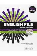 Papel ENGLISH FILE BEGINNER MULTIPACK A (STUDENT'S BOOK A + WORKBOOK A) (3 EDICION) (WITH OXFORD ONLINE SK