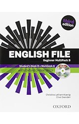 Papel ENGLISH FILE BEGINNER MULTIPACK B (STUDENT'S BOOK B + WORKBOOK B) (3 EDICION) (WITH OXFORD ONLINE SK