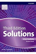 Papel SOLUTIONS INTERMEDIATE STUDENT'S BOOK OXFORD (THIRD EDITION) (OXFORD EXAM SUPPORT) (NOV. 2018)
