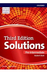 Papel SOLUTIONS PRE INTERMEDIATE STUDENT'S BOOK OXFORD (THIRD EDITION) (OXFORD EXAM SUPPORT)