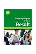 Papel CAMBRIDGE ENGLISH FIRST RESULT STUDENT'S BOOK & ONLINE PRACTICE PACK