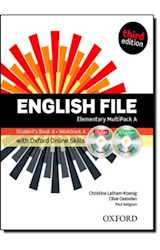 Papel ENGLISH FILE ELEMENTARY MULTIPACK A STUDENT'S BOOK A WORKBOOK A (THIRD EDITION) (2 CDS)