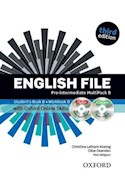 Papel ENGLISH FILE PRE INTERMEDIATE MULTIPACK B (STUDENT'S BOOK B + WORKBOOK B) (3 EDITION)