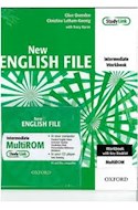 Papel NEW ENGLISH FILE INTERMEDIATE WORKBOOK (C/CD) (WITH ANS  WERS)