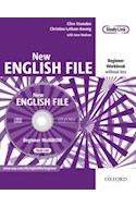 Papel NEW ENGLISH FILE BEGINNER WORKBOOK WITHOUT KEY (C/CD)