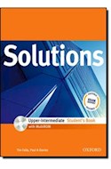 Papel SOLUTIONS UPPER INTERMEDIATE STUDENT'S BOOK (OXFORD EXAM SUPPORT)(W/MULTIROM)