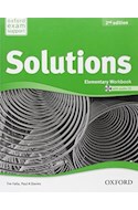 Papel SOLUTIONS ELEMENTARY WORKBOOK (WITH AUDIO CD) (2ND EDITION)