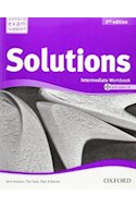 Papel SOLUTIONS INTERMEDIATE WORKBOOK (WITH AUDIO CD) (2ND EDITION)