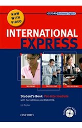 Papel INTERNATIONAL EXPRESS PRE INTERMEDIATE STUDENT'S BOOK  WITH POCKET BOOK AND DVD ROM