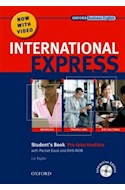 Papel INTERNATIONAL EXPRESS PRE INTERMEDIATE STUDENT'S BOOK  WITH POCKET BOOK AND DVD ROM
