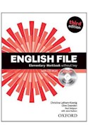 Papel ENGLISH FILE ELEMENTARY WORKBOOK WITHOUT KEY (WITH CD ROM) (ICHECKER) (THIRD EDITION)