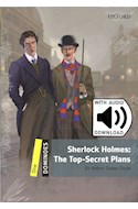 Papel SHERLOCK HOLMES THE TOP SECRET PLANS (OXFORD DOMINOES LEVEL 1) (WITH AUDIO DOWNLOAD)