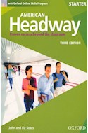Papel AMERICAN HEADWAY STARTER STUDENT BOOK OXFORD (3 EDITION) (WITH ONLINE SKILLS PROGRAM)