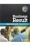 Papel BUSINESS RESULT UPPER INTERMEDIATE STUDENT'S BOOK WITH DVD-ROM