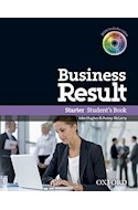 Papel BUSINESS RESULT STARTER STUDENT'S BOOK WITH DVD-ROM