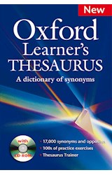 Papel OXFORD LEARNER'S THESAURUS A DICTIONARY OF SYNONYMS (CON CD) (RUSTICA)