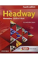 Papel NEW HEADWAY ELEMENTARY STUDENT'S BOOK (FOURTH EDITION)  (WITH ITUTOR DVD-ROM)