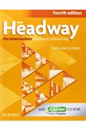 Papel NEW HEADWAY PRE INTERMEDIATE WORKBOOK WITHOUT KEY (WITH  CD ROM) (FOURTH EDITION)
