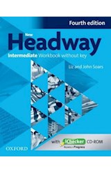Papel NEW HEADWAY INTERMEDIATE WORKBOOK WITHOUTH KEY (WITH CD  ROM) (FOURTH EDITION)