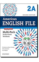 Papel AMERICAN ENGLISH FILE 2 MULTIPACK A WITH ONLINE PRACTICE