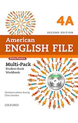 Papel AMERICAN ENGLISH FILE 4 MULTIPACK A WITH ONLINE PRACTICE