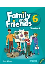 Papel FAMILY AND FRIENDS 6 CLASS BOOK OXFORD (WITH MULTI ROM)