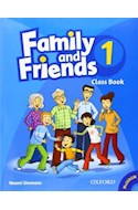 Papel FAMILY AND FRIENDS 1 CLASS BOOK OXFORD (WITH MULTI ROM)