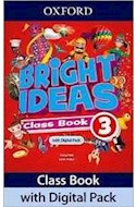 Papel BRIGHT IDEAS 3 CLASS BOOK OXFORD [WITH DIGITAL PACK] (NOVEDAD 2022)