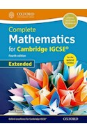 Papel COMPLETE MATHEMATICS FOR CAMBRIDGE IGCSE EXTENDED OXFORD (FOURTH EDITION) (RUSTICA)