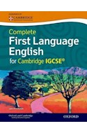 Papel COMPLETE FIRST LANGUAGE ENGLISH FOR CAMBRIDGE IGCSE CON CD ROM