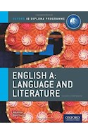 Papel ENGLISH A LANGUAGE AND LITERATURE COURSE COMPANION (OXF  ORD IB DIPLOMA PROGRAMME)